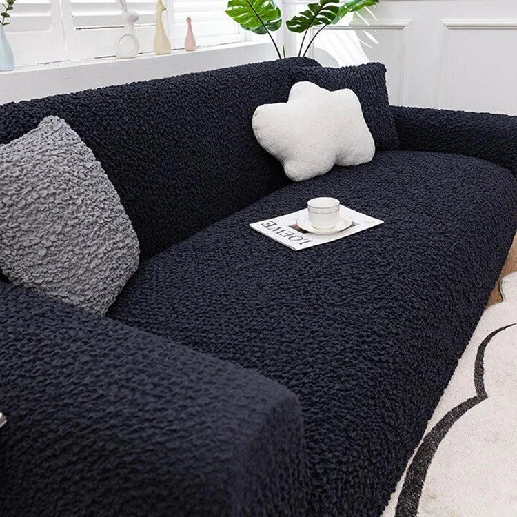 Dark gray Polyester couch cover variant