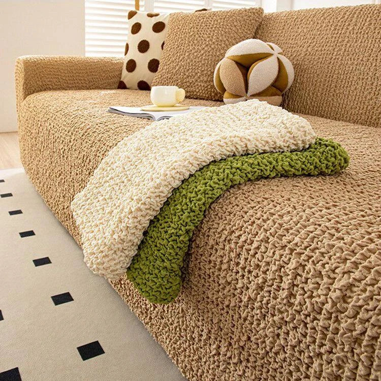 Light brown Polyester couch cover variant