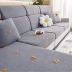 Gray Fleece couch cover variant