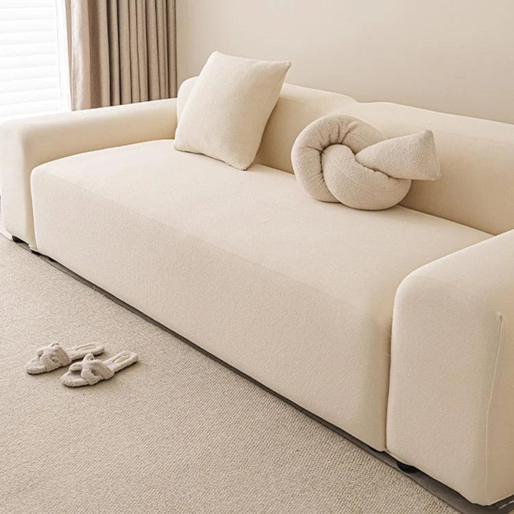 Beige Polyester couch cover variant