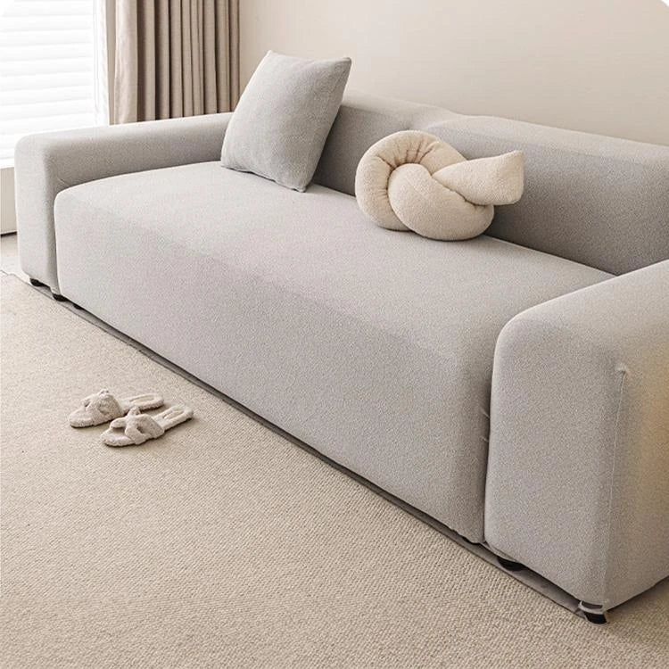 Light gray Polyester couch cover variant
