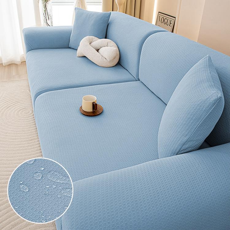 Blue Polyester couch cover variant