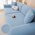 Blue Polyester couch cover variant