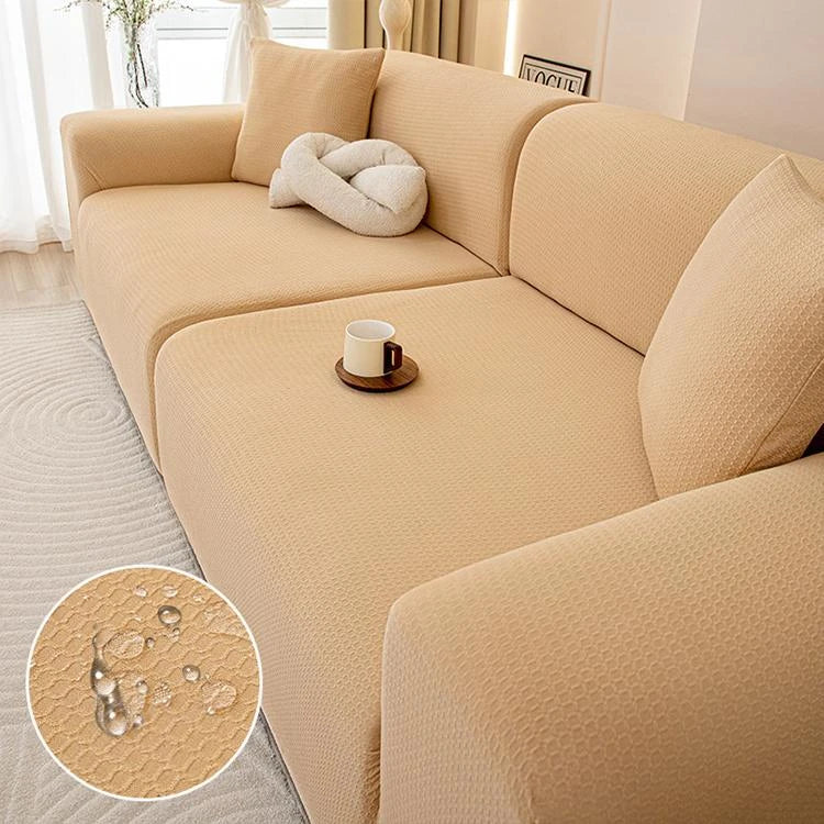 Khaki Polyester couch cover variant