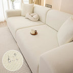 White Polyester couch cover variant