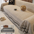 Light brown Chenille couch cover variant