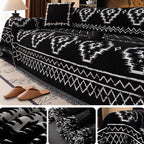 Black Chenille couch cover variant