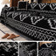 Black Chenille couch cover variant