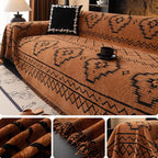 Light brown Chenille couch cover variant