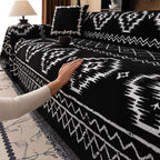Chenille couch cover product view 1
