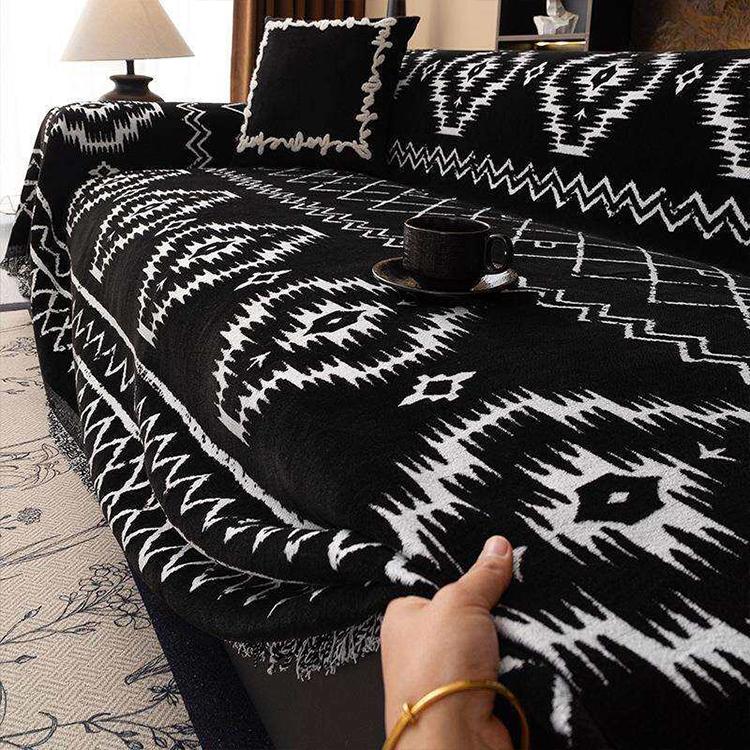 Chenille couch cover product view 2