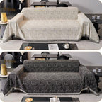 Black Chenille couch cover variant
