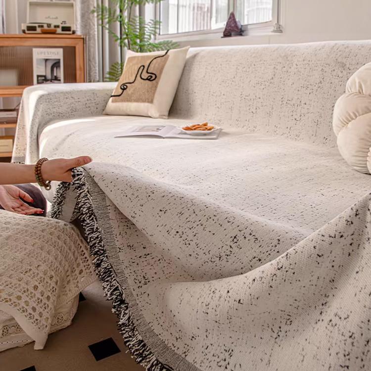 Chenille couch cover product view 1 Main image