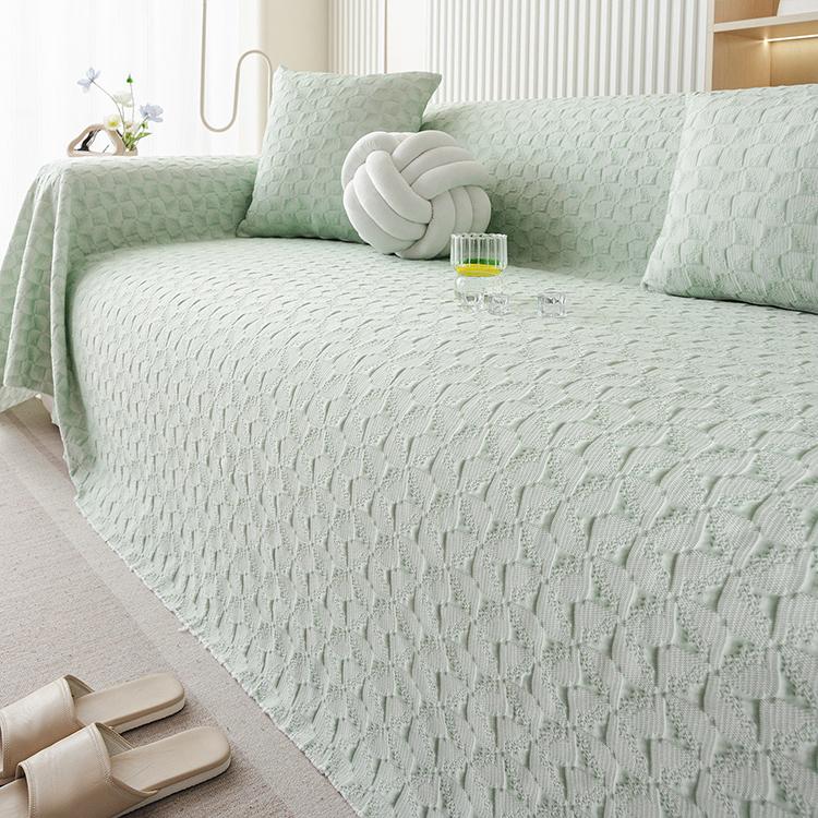 Green Ice Silk couch cover variant