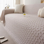Khaki Ice Silk couch cover variant