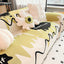 Green Chenille couch cover variant