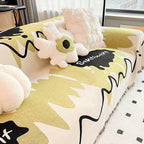 Chenille couch cover product view 1
