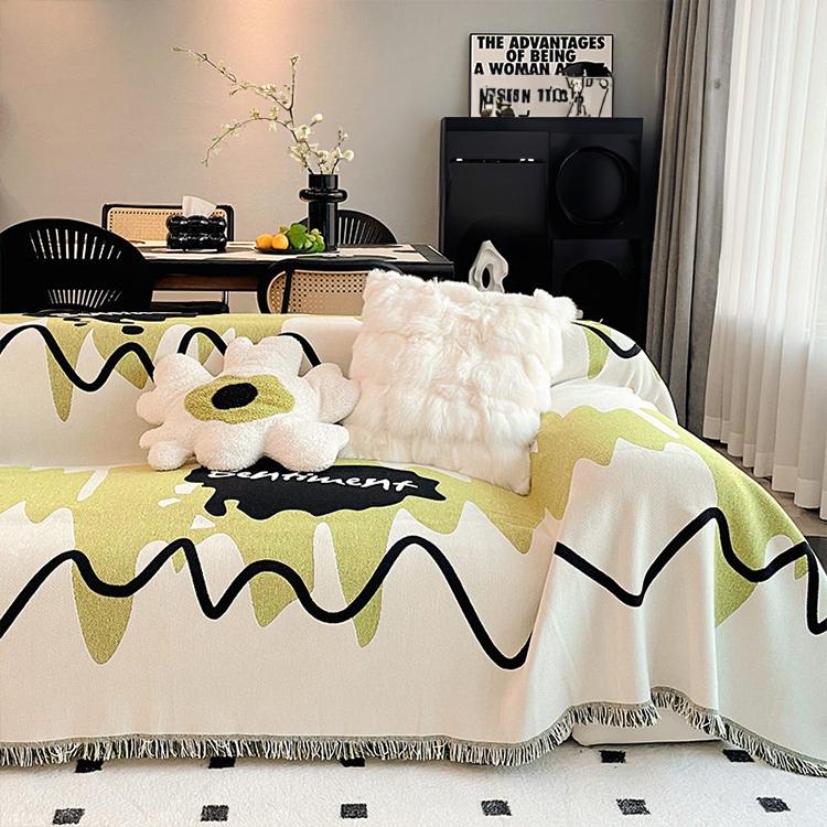 Chenille Sofa Throw Cover for Pets gsft-9149 Secondary image