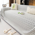 Dark gray Ice Silk couch cover variant