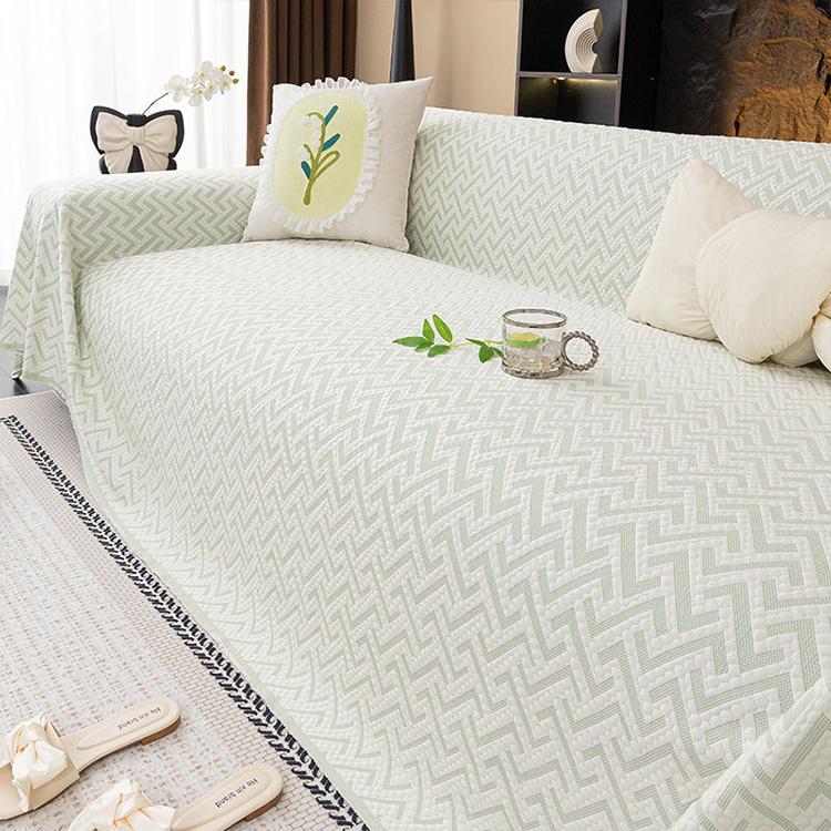 Green Ice Silk couch cover variant
