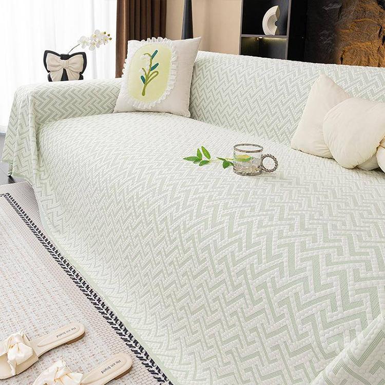 Ice Silk couch cover product view 1