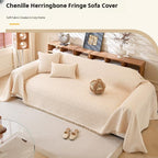 Faux Linen couch cover product view 3