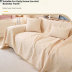 Faux Linen couch cover product view 6
