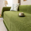 Green Chenille couch cover variant