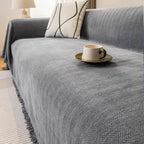 Gray Chenille couch cover variant