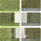 Chenille couch cover product view 2