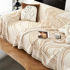 Khaki Polyester couch cover variant
