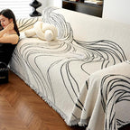Polyester couch cover product view 1