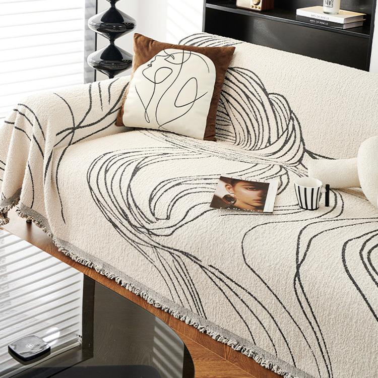 Polyester couch cover product view 2