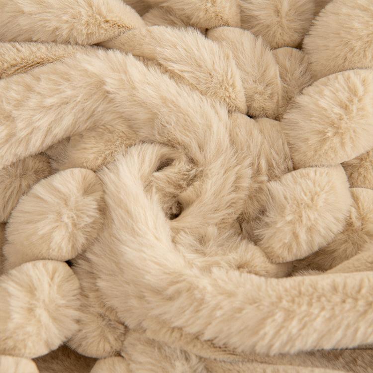 Faux Rabbit Fur Sofa Throw Cover for Pets gsft-9155 Secondary image