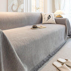 Gray Chenille couch cover variant