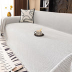 Gray Chenille couch cover variant