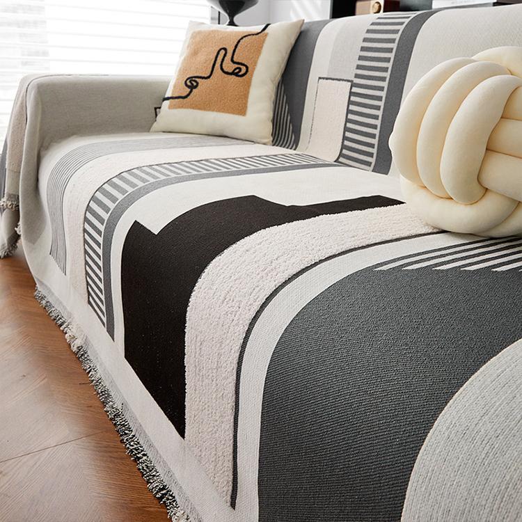 Chenille couch cover product view 1