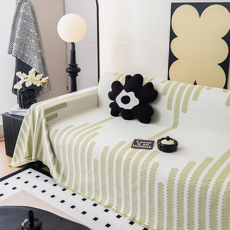 Green Ice Silk couch cover variant