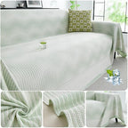 Green Ice Silk couch cover variant