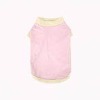 Color-Block Stretch Dog Tank Top with Contrast Trim - XXL / Light pink