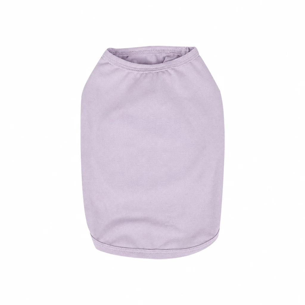 Summer Print Mesh Dog Tank Top for Small Dogs - M / Purple