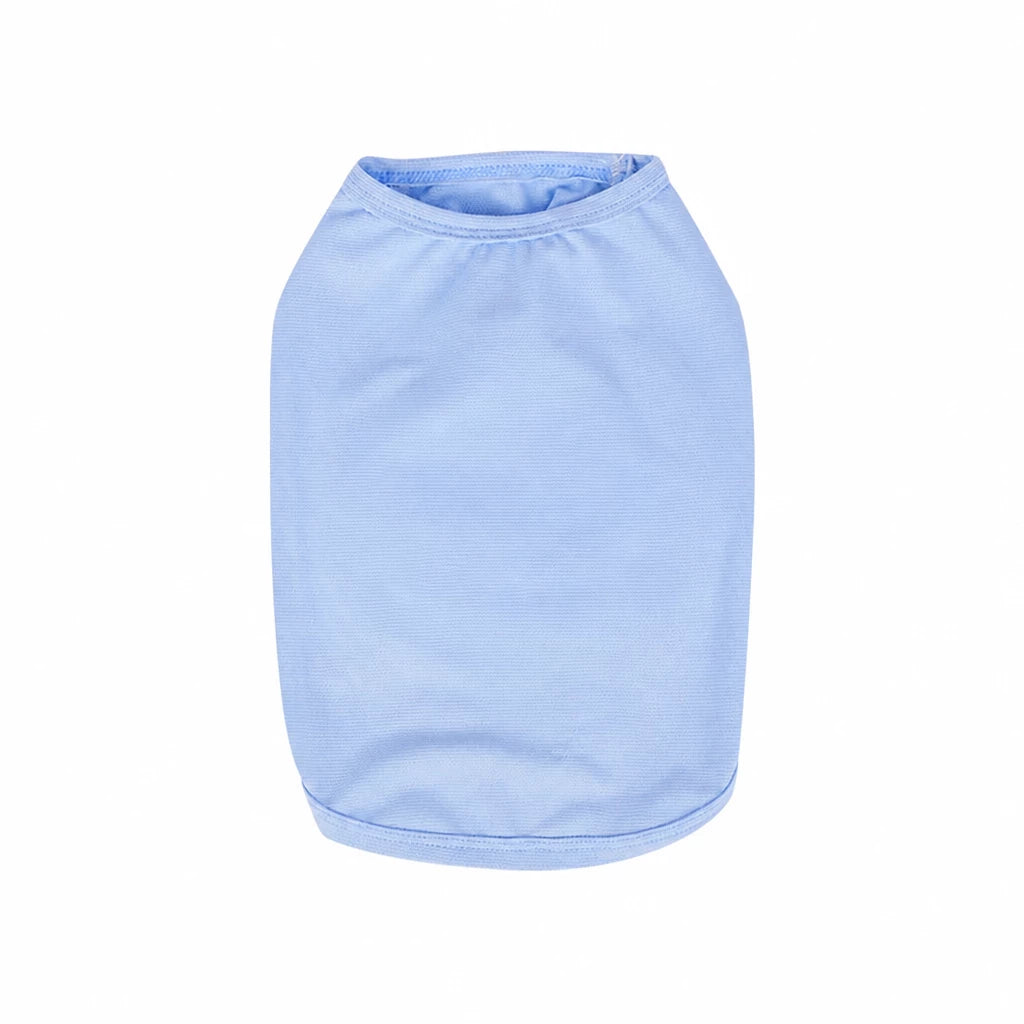 Summer Print Mesh Dog Tank Top for Small Dogs - S / Blue