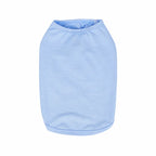 Summer Print Mesh Dog Tank Top for Small Dogs - L / Blue
