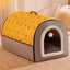 Enclosed Plush Pet House — style view