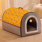 Enclosed Plush Pet House — style view