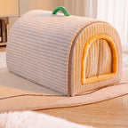 Enclosed Plush Pet House — style view