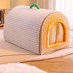Enclosed Plush Pet House — style view