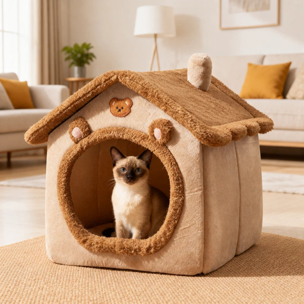 Bear-Ear Pet House — style view