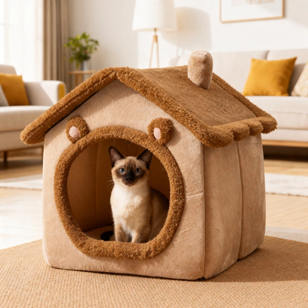 Bear-Ear Pet House — style view