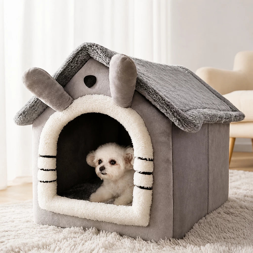 Bear-Ear Pet House — style view